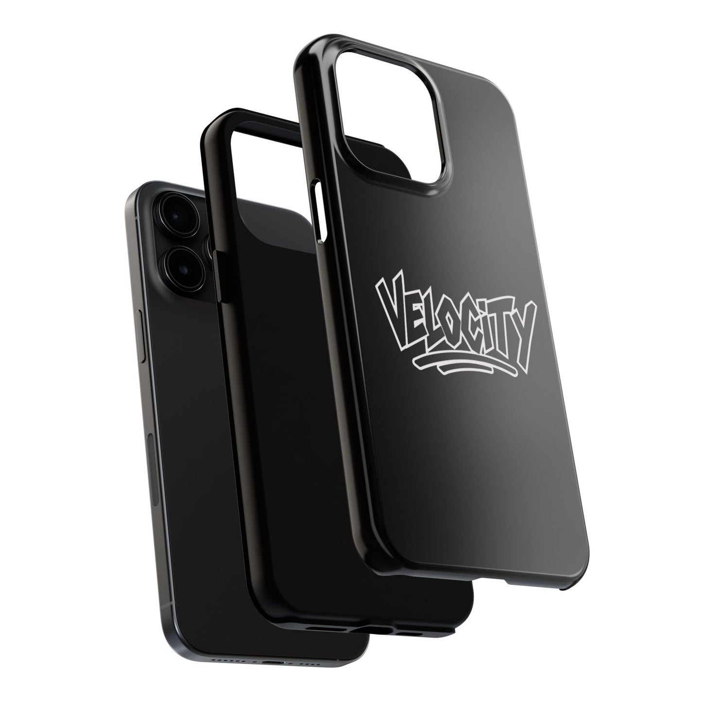 Velocity Black Phone Case