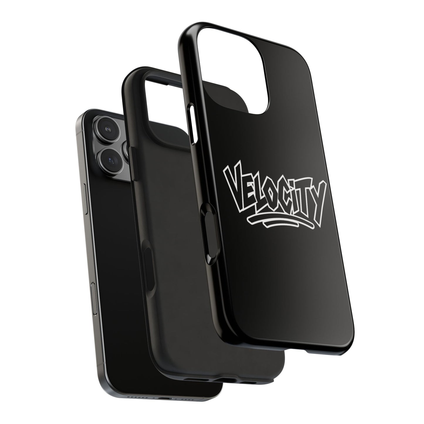 Velocity Black Phone Case