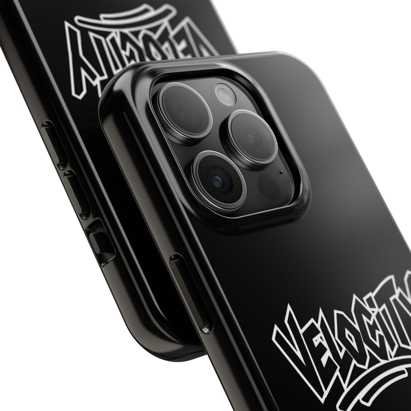 Velocity Black Phone Case