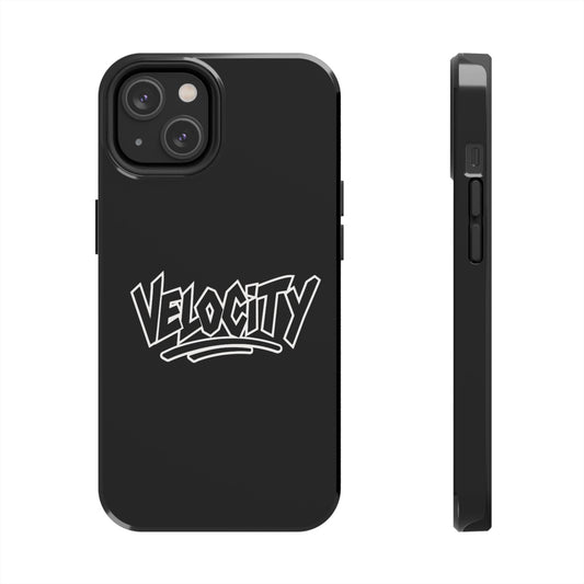 Velocity Black Phone Case