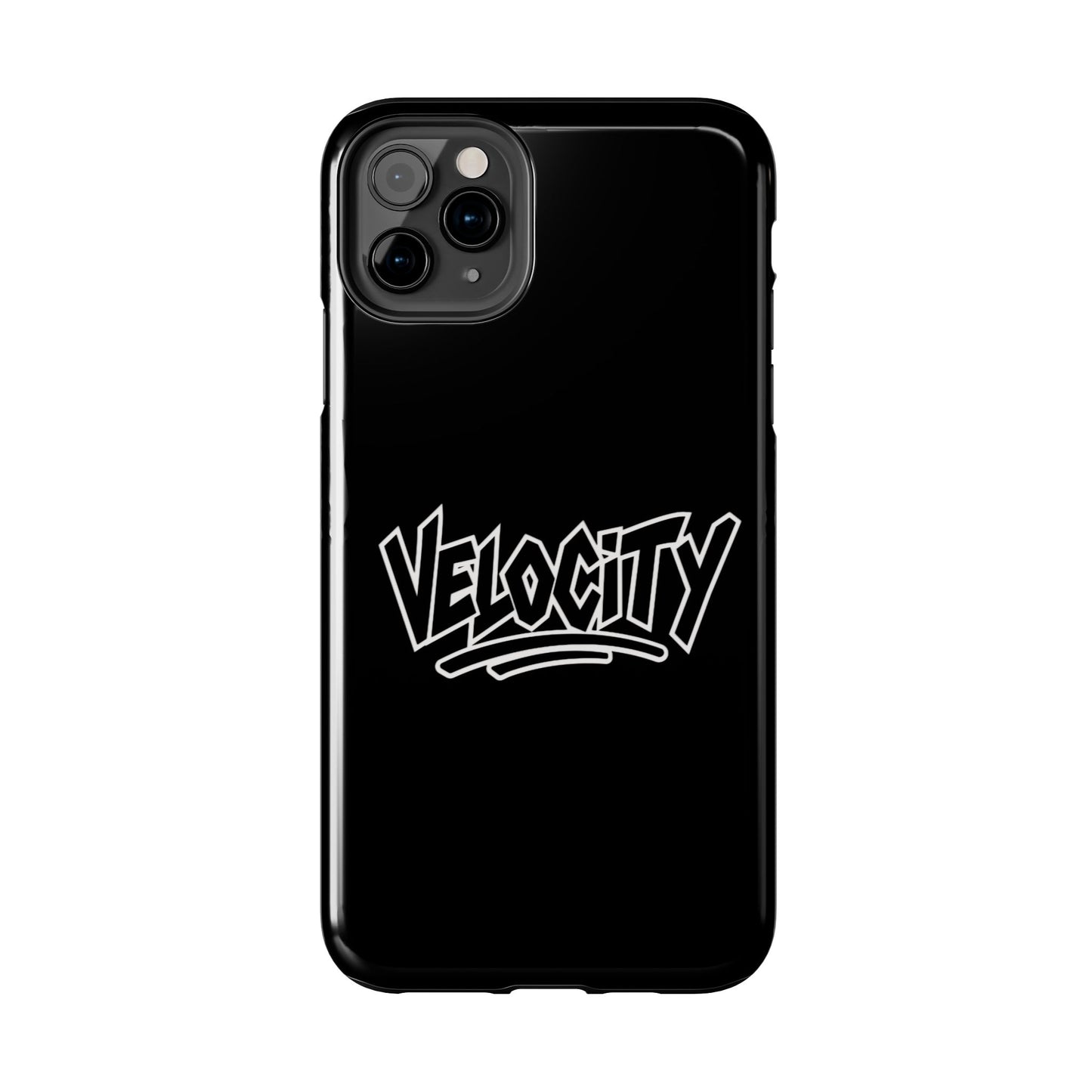 Velocity Black Phone Case