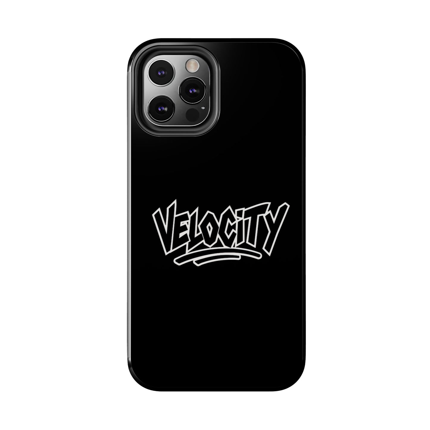 Velocity Black Phone Case