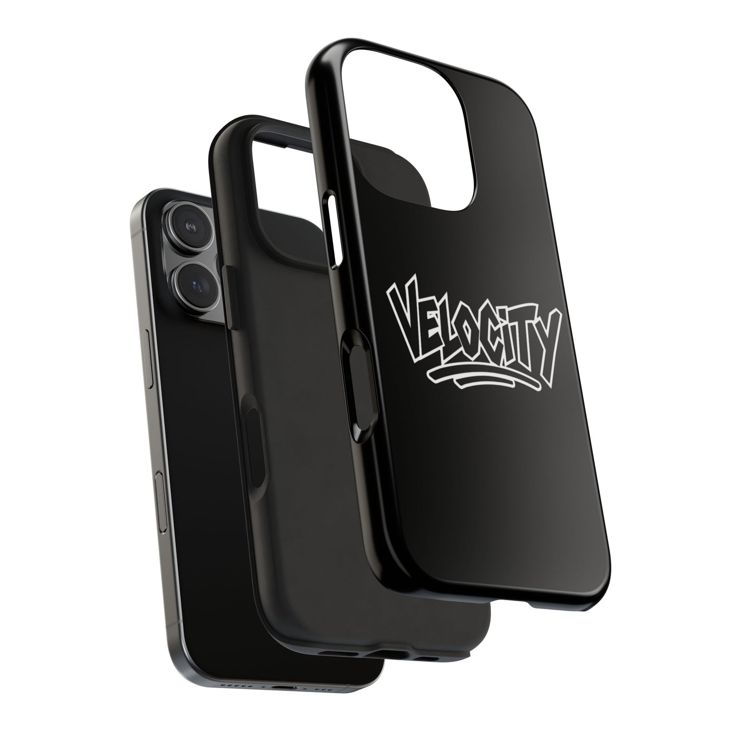 Velocity Black Phone Case