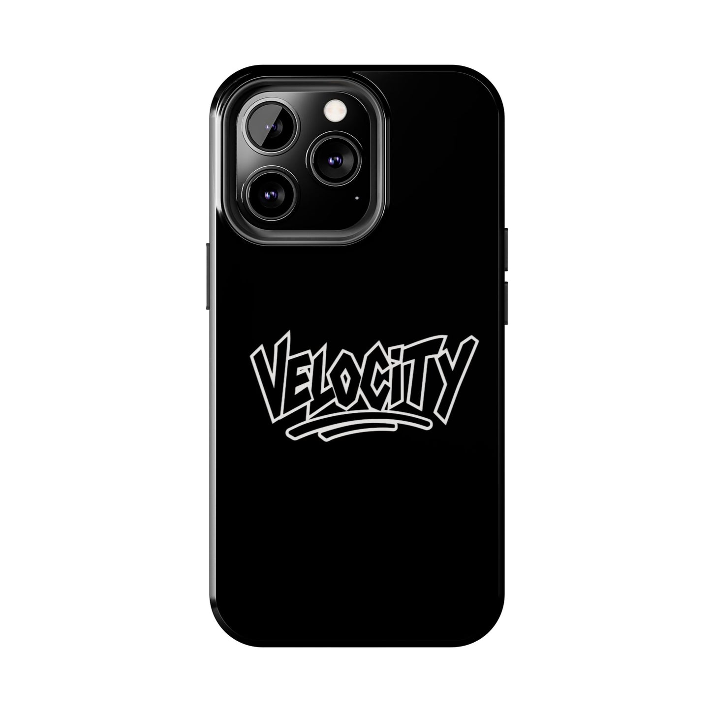 Velocity Black Phone Case