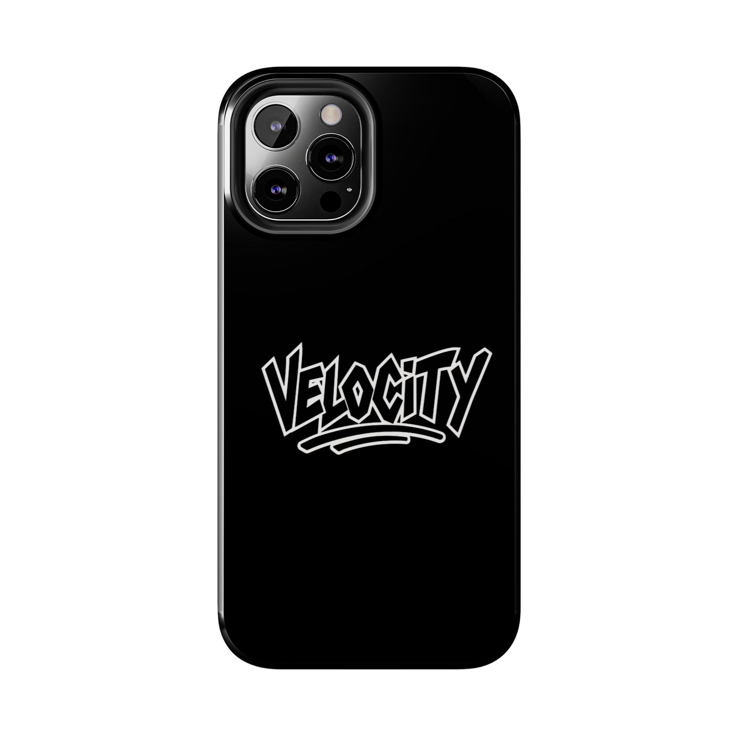 Velocity Black Phone Case
