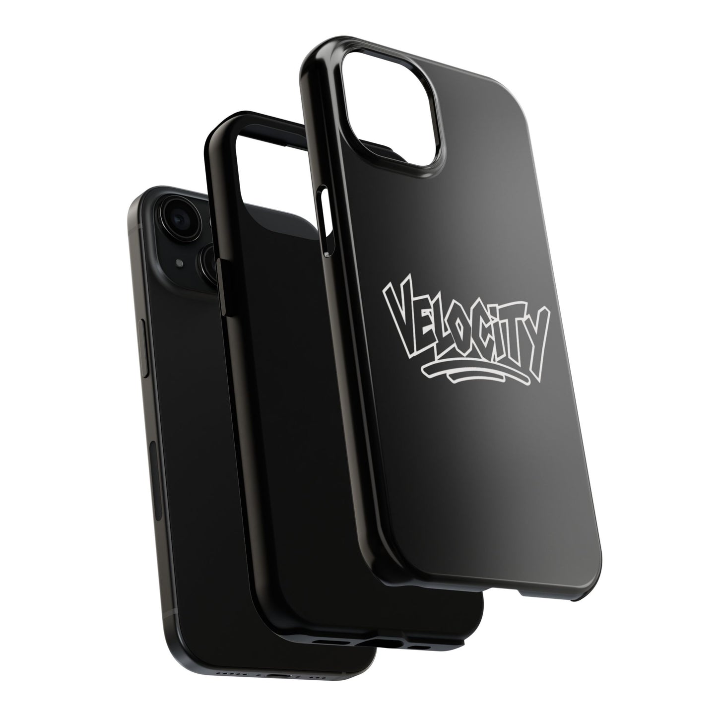 Velocity Black Phone Case