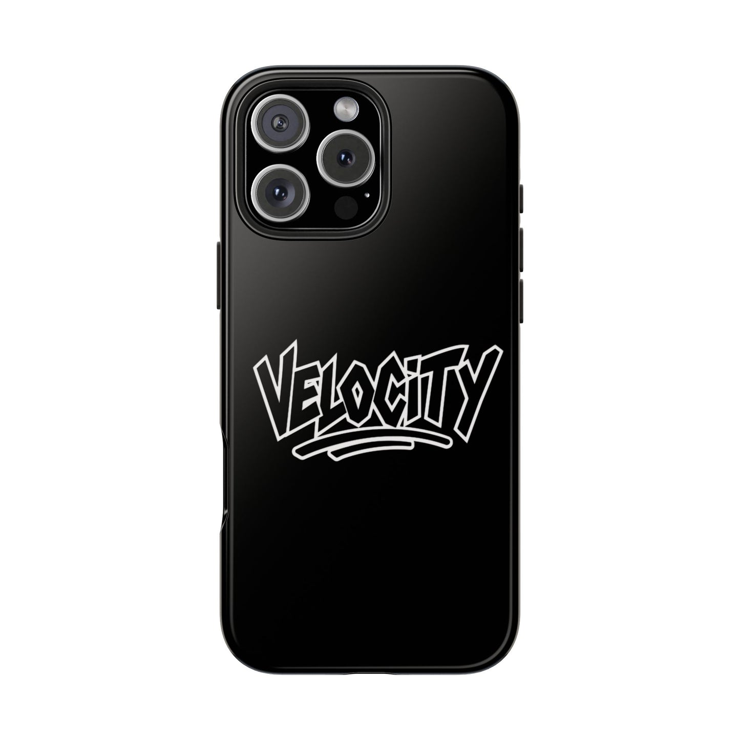 Velocity Black Phone Case