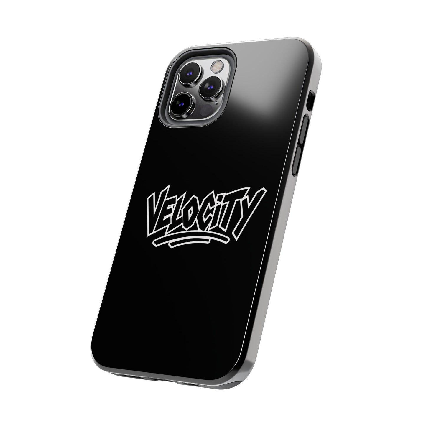 Velocity Black Phone Case