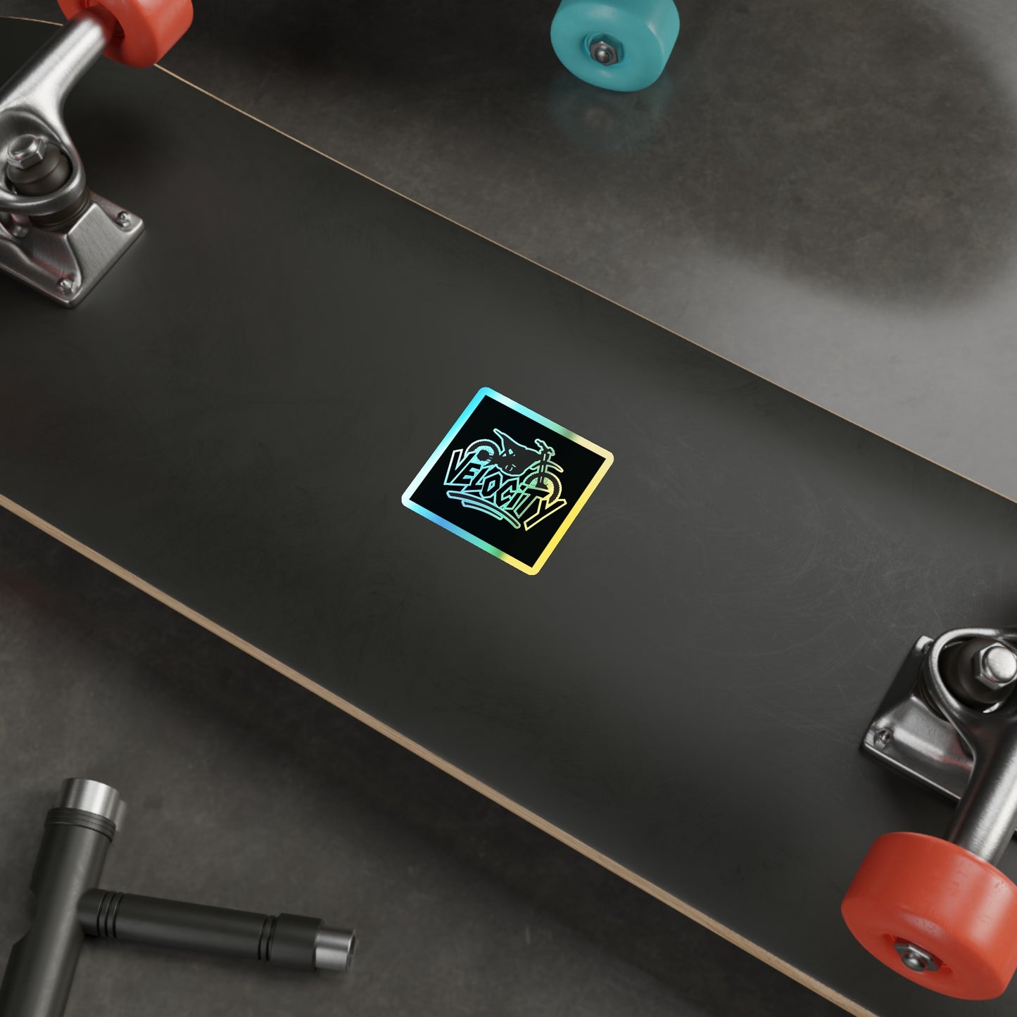 Holographic Velocity Surron Sticker