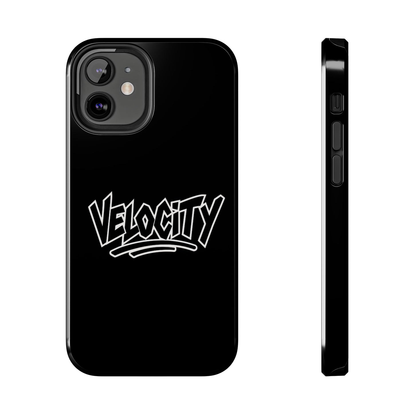Velocity Black Phone Case