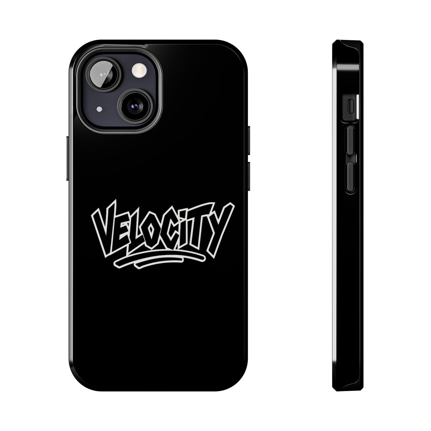 Velocity Black Phone Case