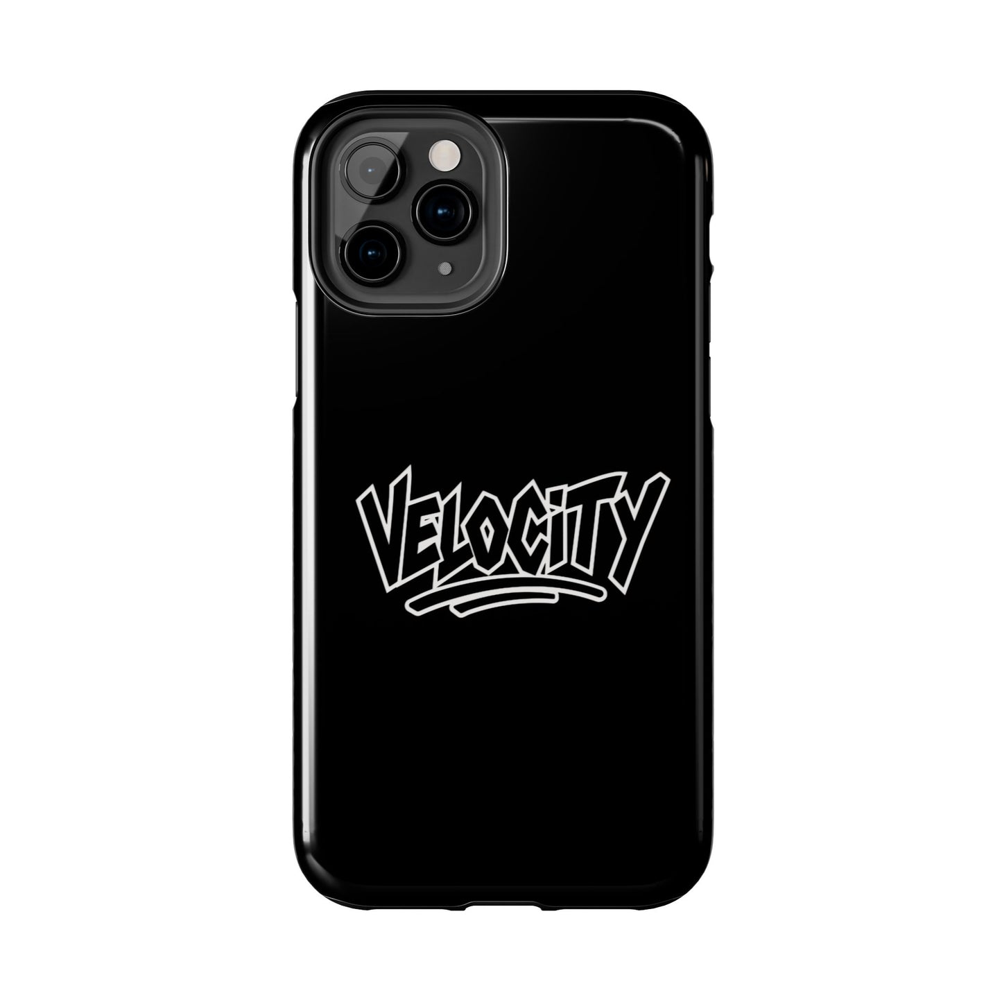 Velocity Black Phone Case