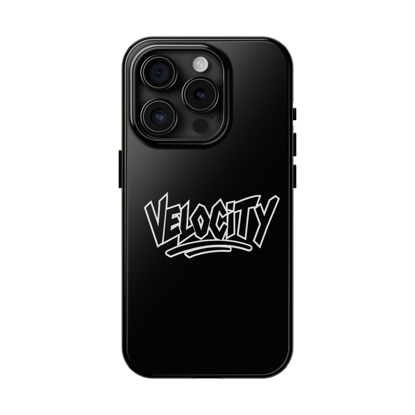 Velocity Black Phone Case
