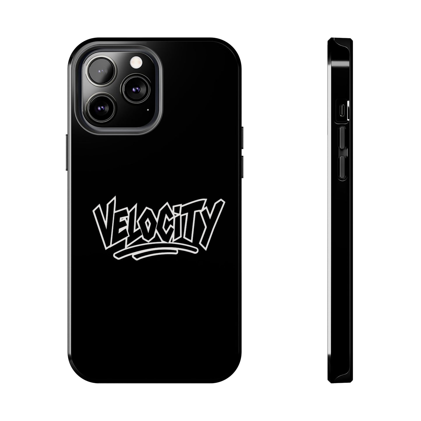 Velocity Black Phone Case