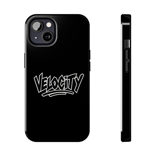Velocity Black Phone Case