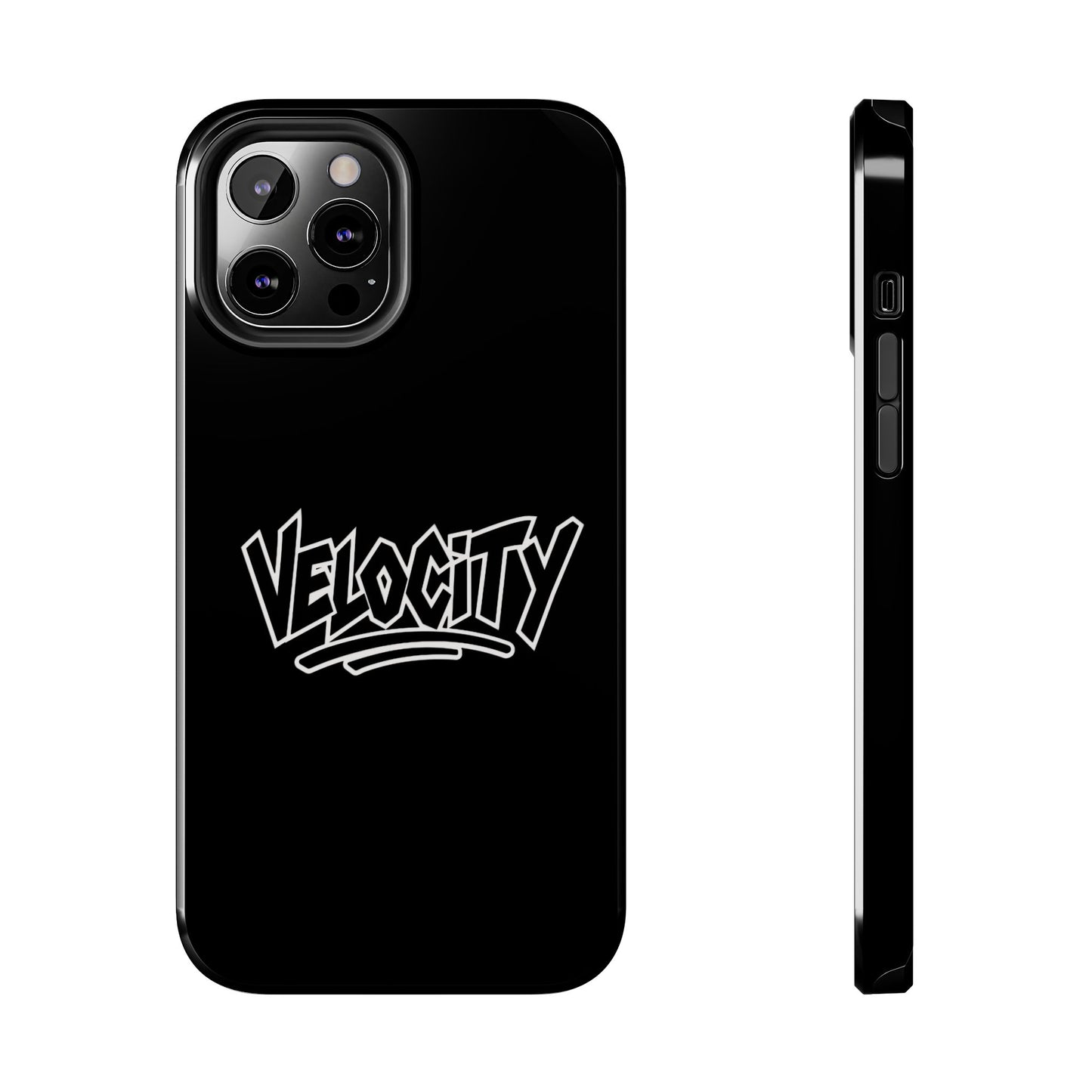 Velocity Black Phone Case