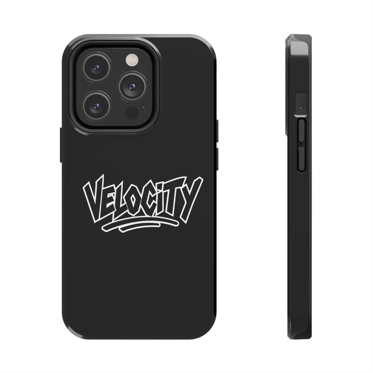 Velocity Black Phone Case