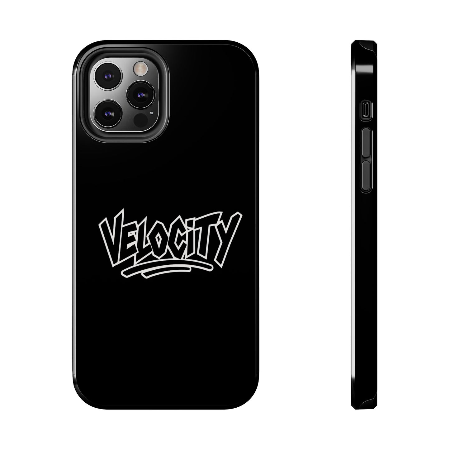 Velocity Black Phone Case