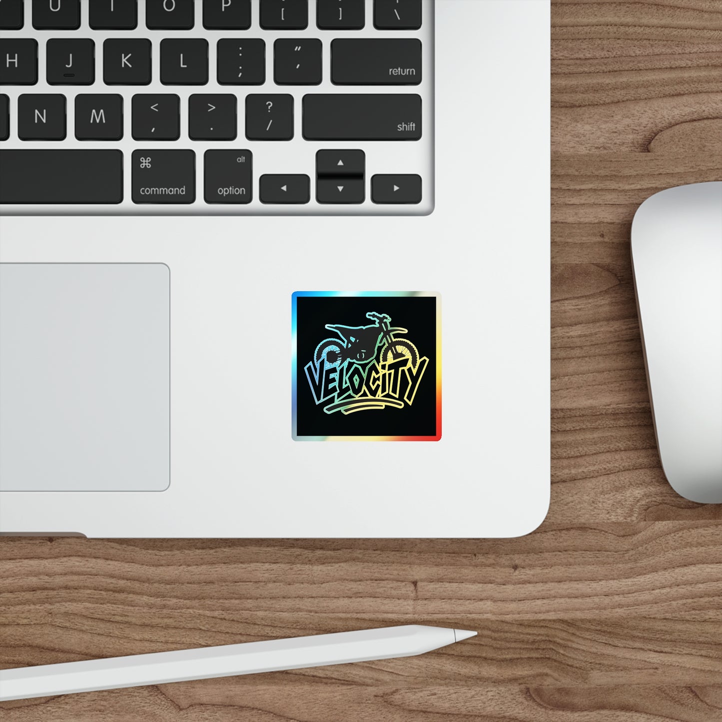 Holographic Velocity Surron Sticker