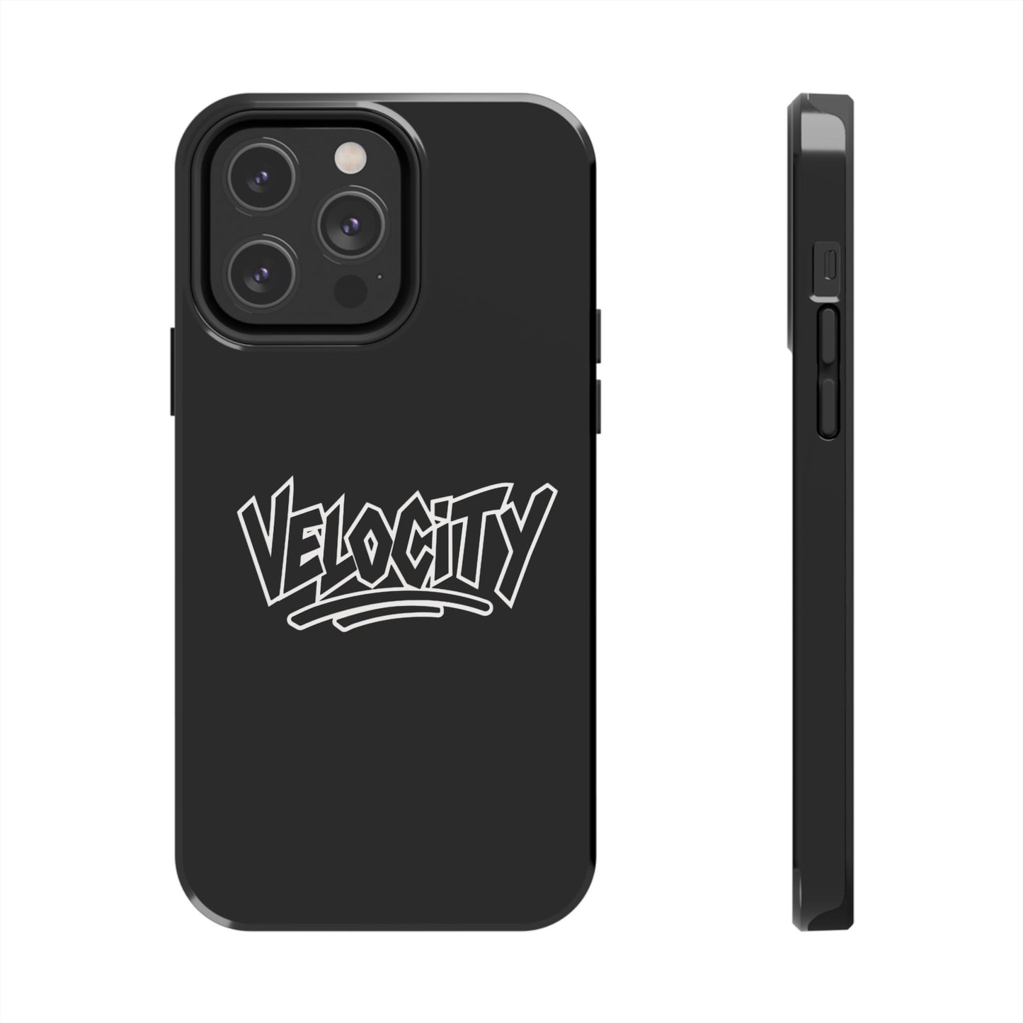 Velocity Black Phone Case