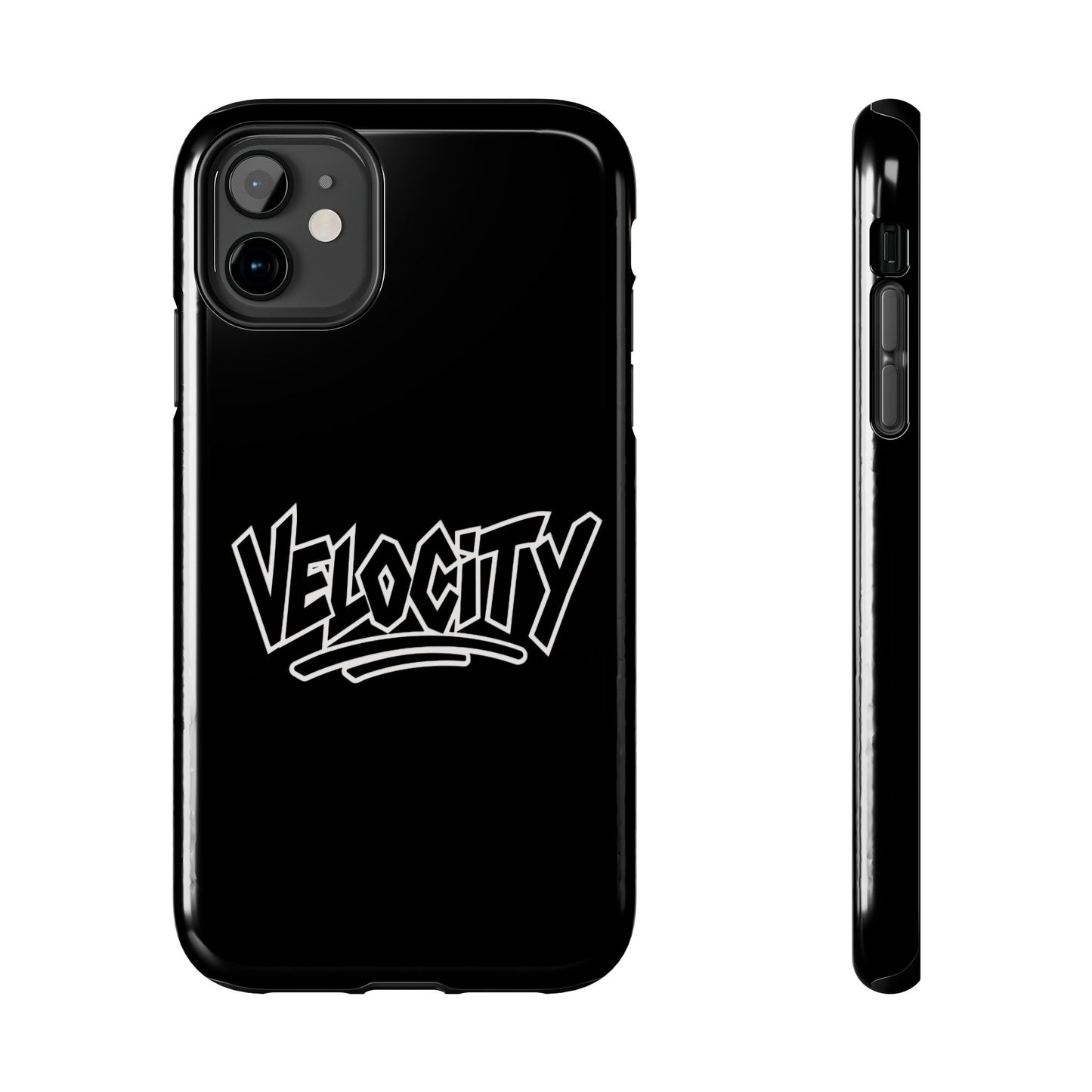 Velocity Black Phone Case