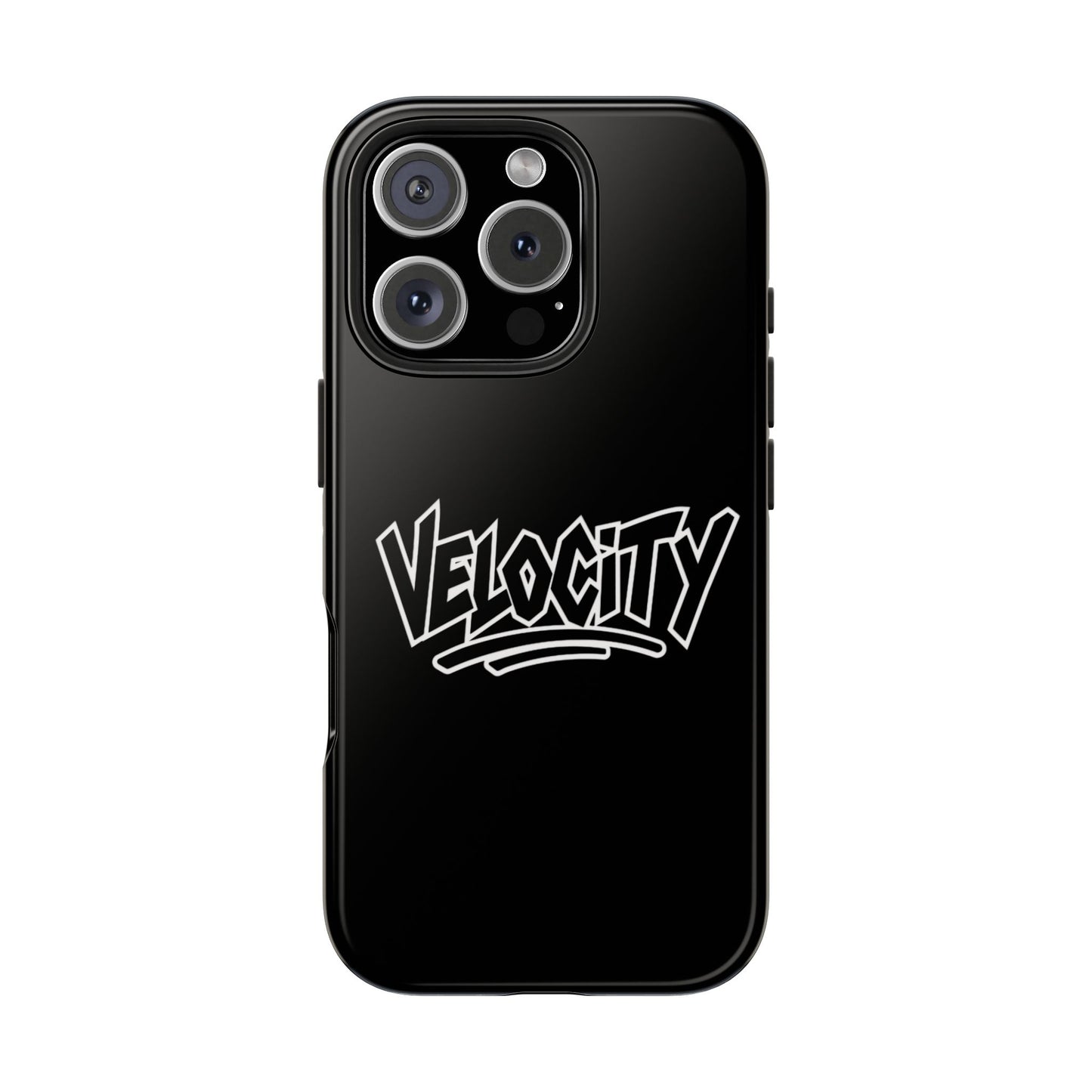 Velocity Black Phone Case