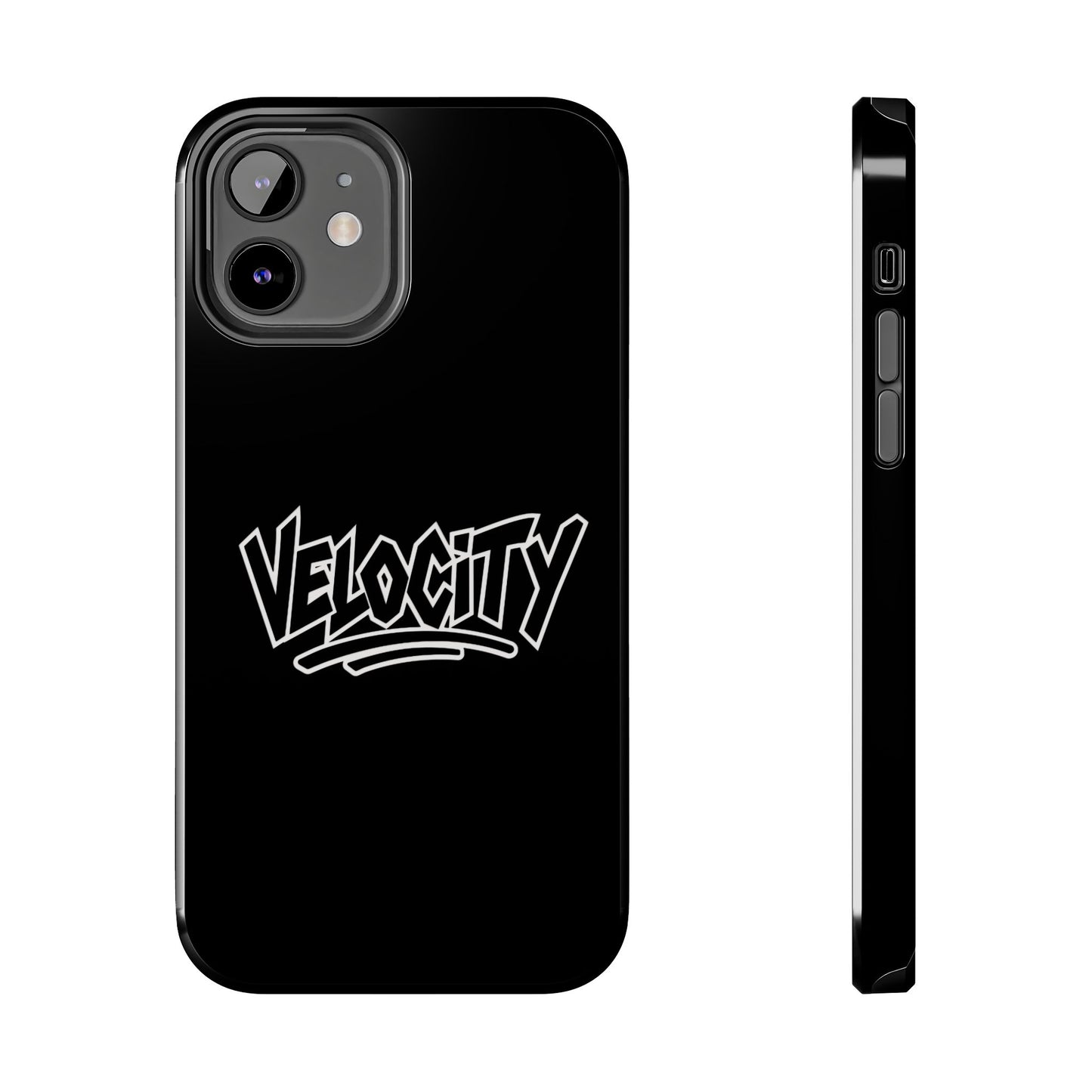 Velocity Black Phone Case