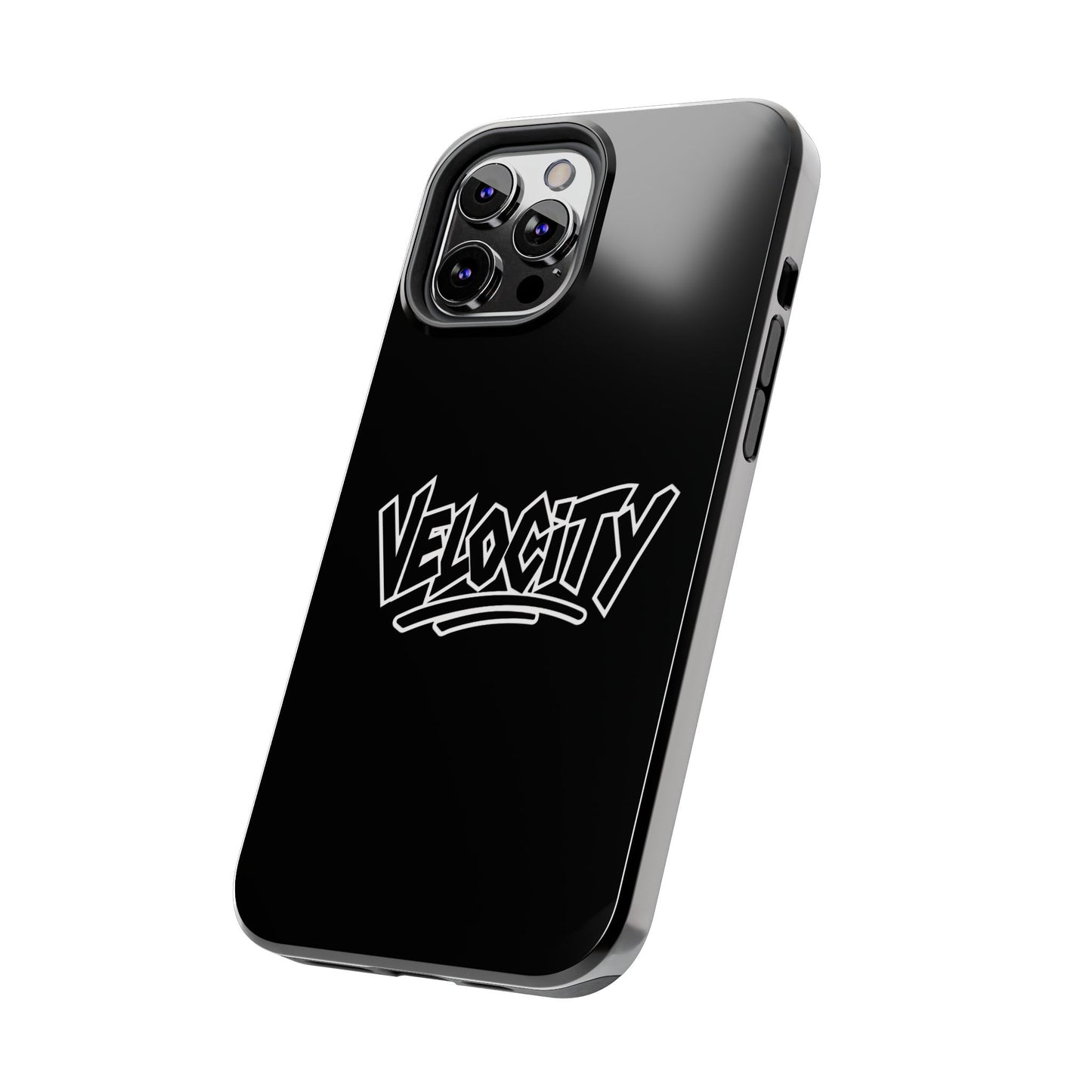 Velocity Black Phone Case