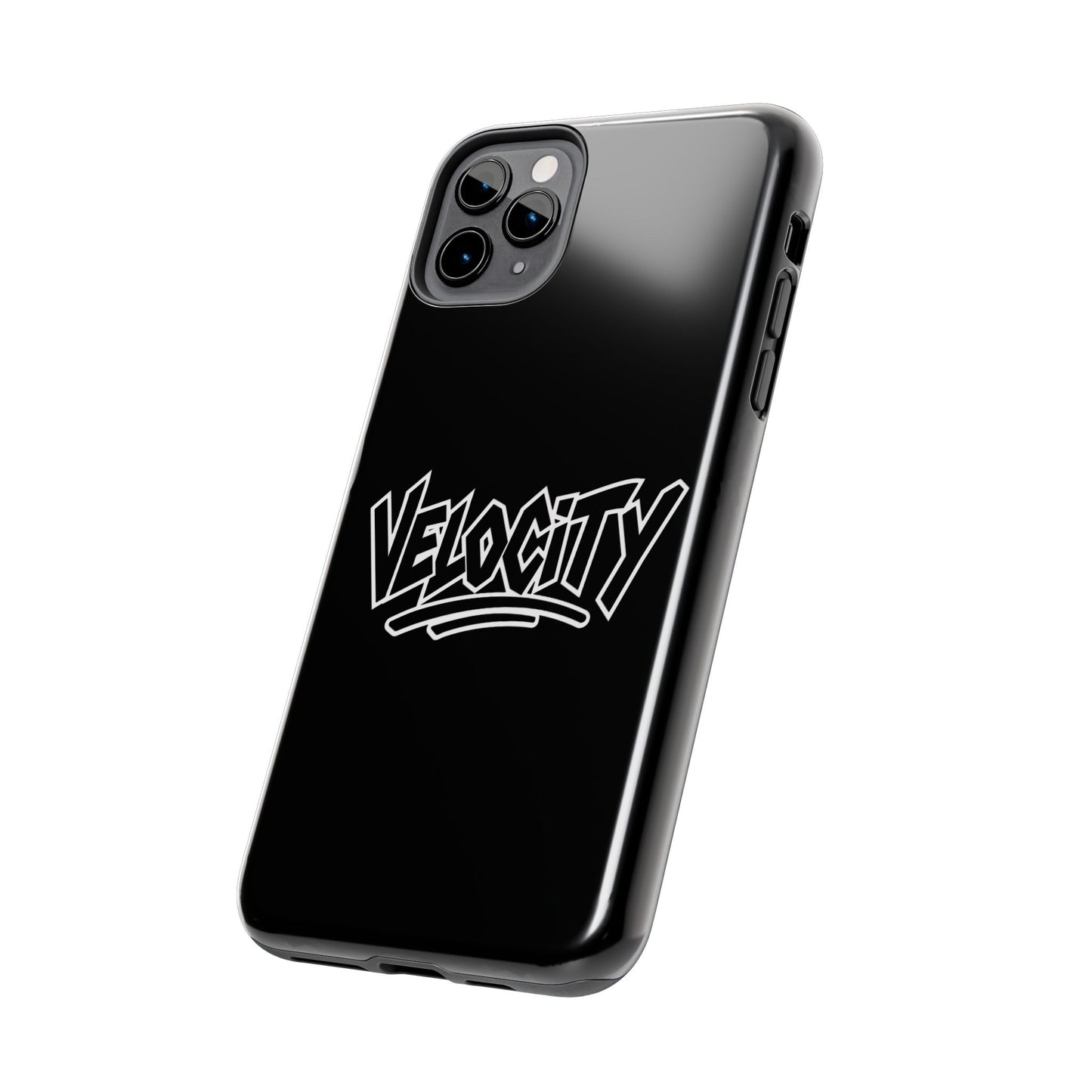 Velocity Black Phone Case