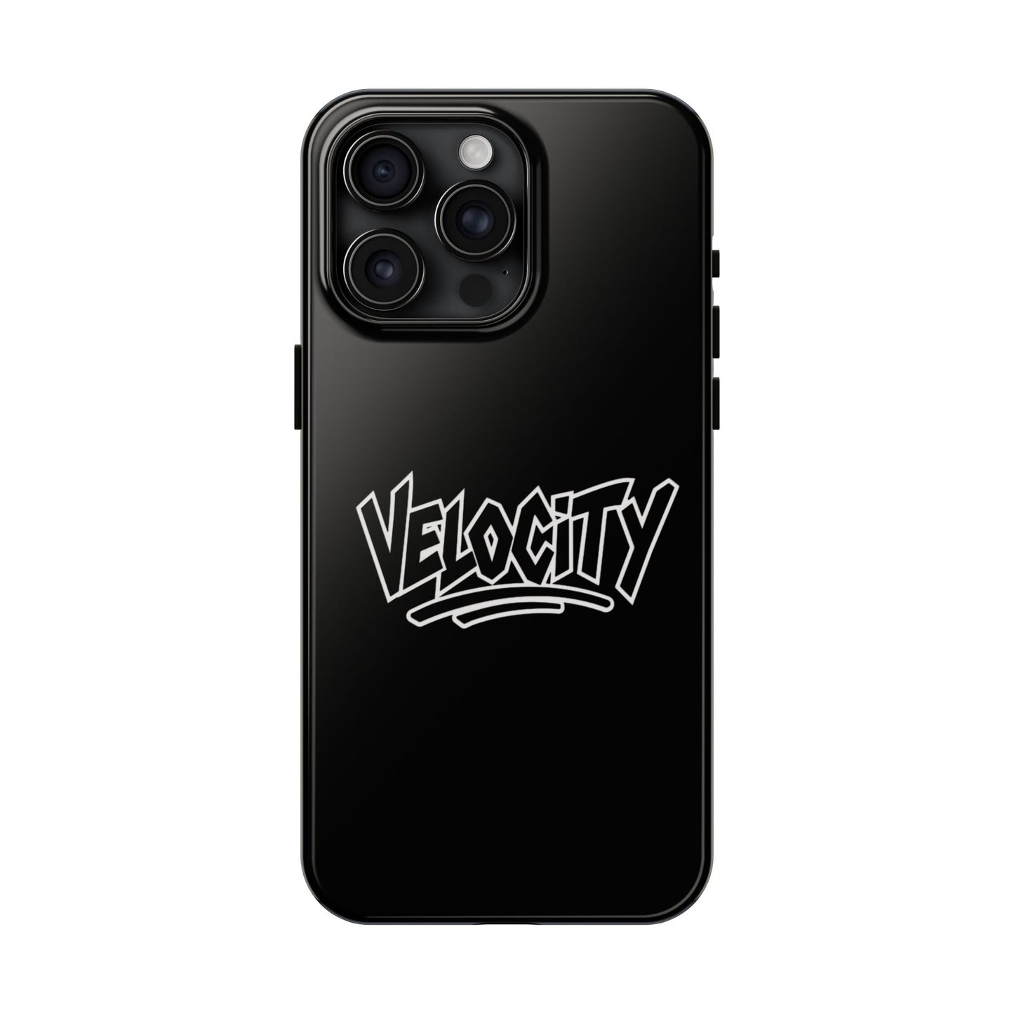 Velocity Black Phone Case