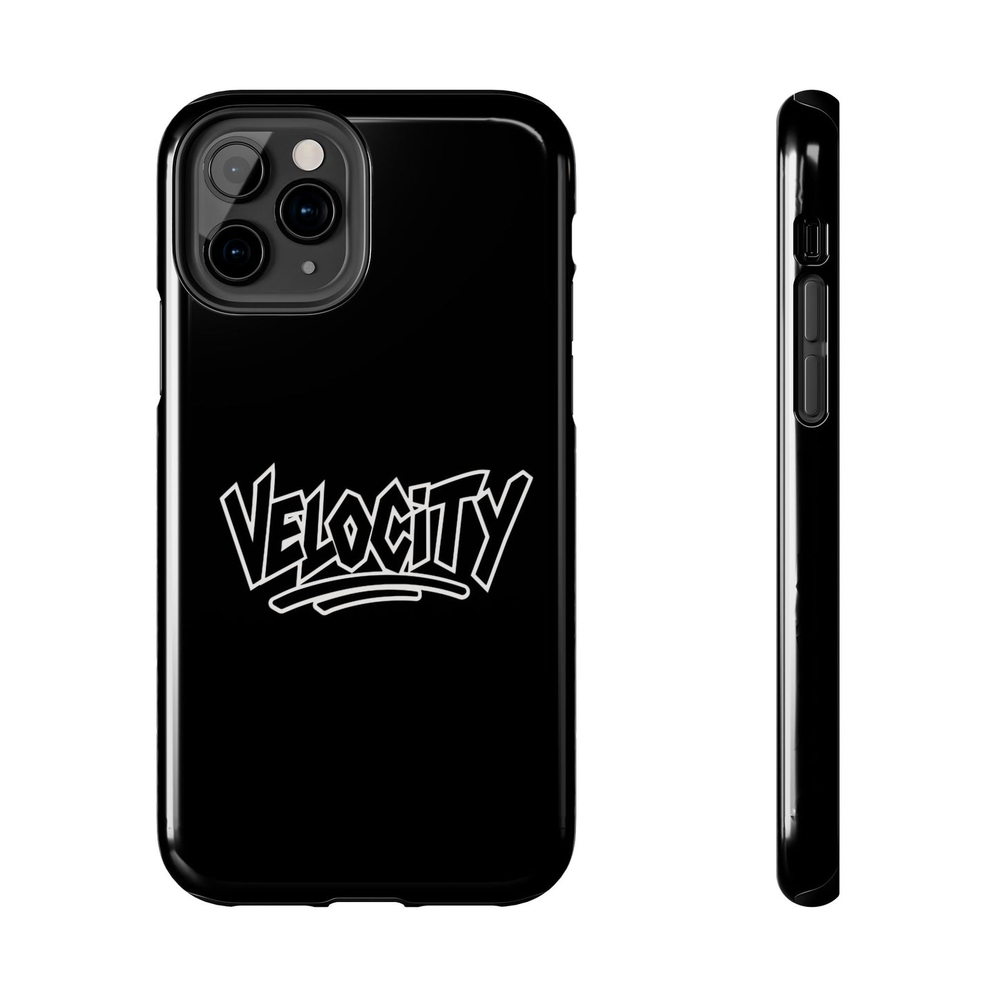 Velocity Black Phone Case