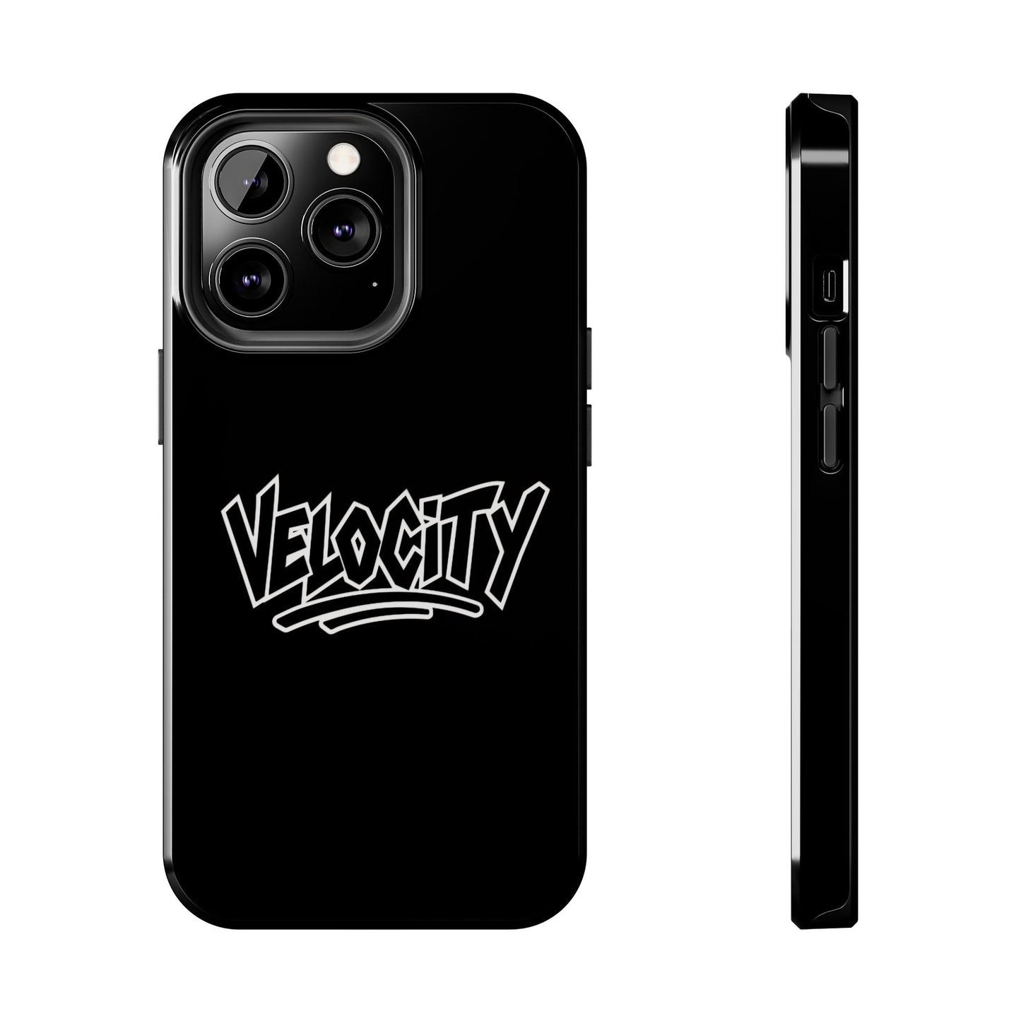 Velocity Black Phone Case