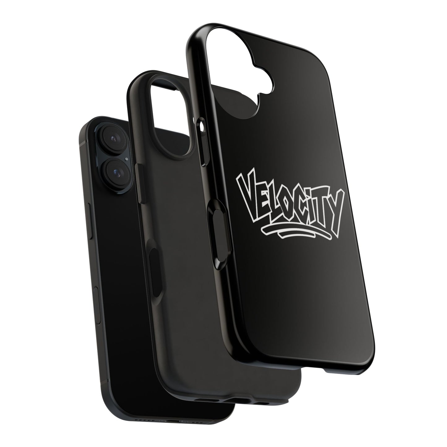 Velocity Black Phone Case