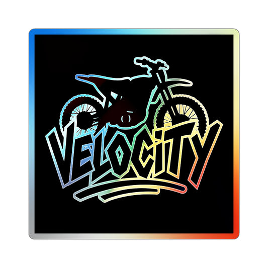 Holographic Velocity Surron Sticker