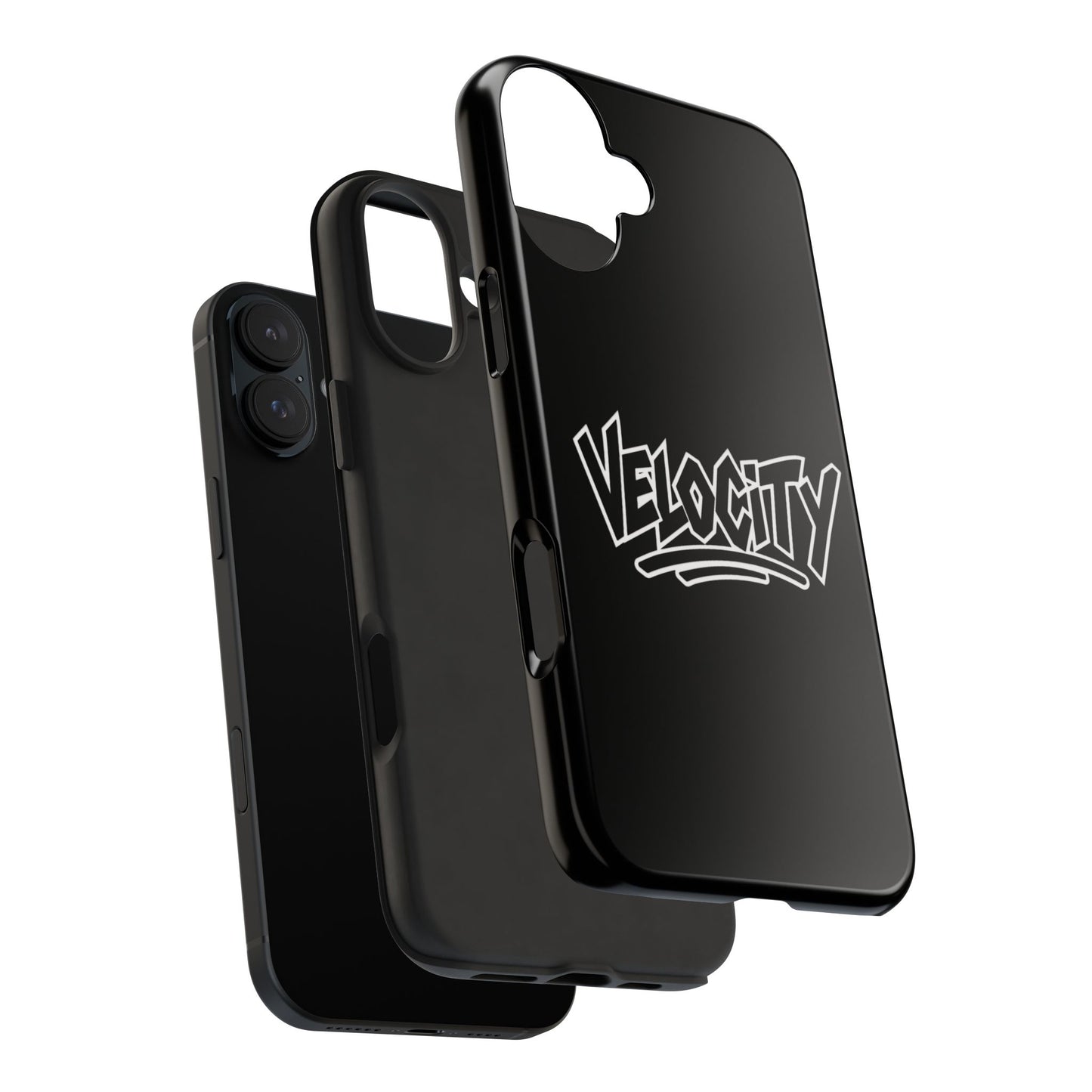 Velocity Black Phone Case