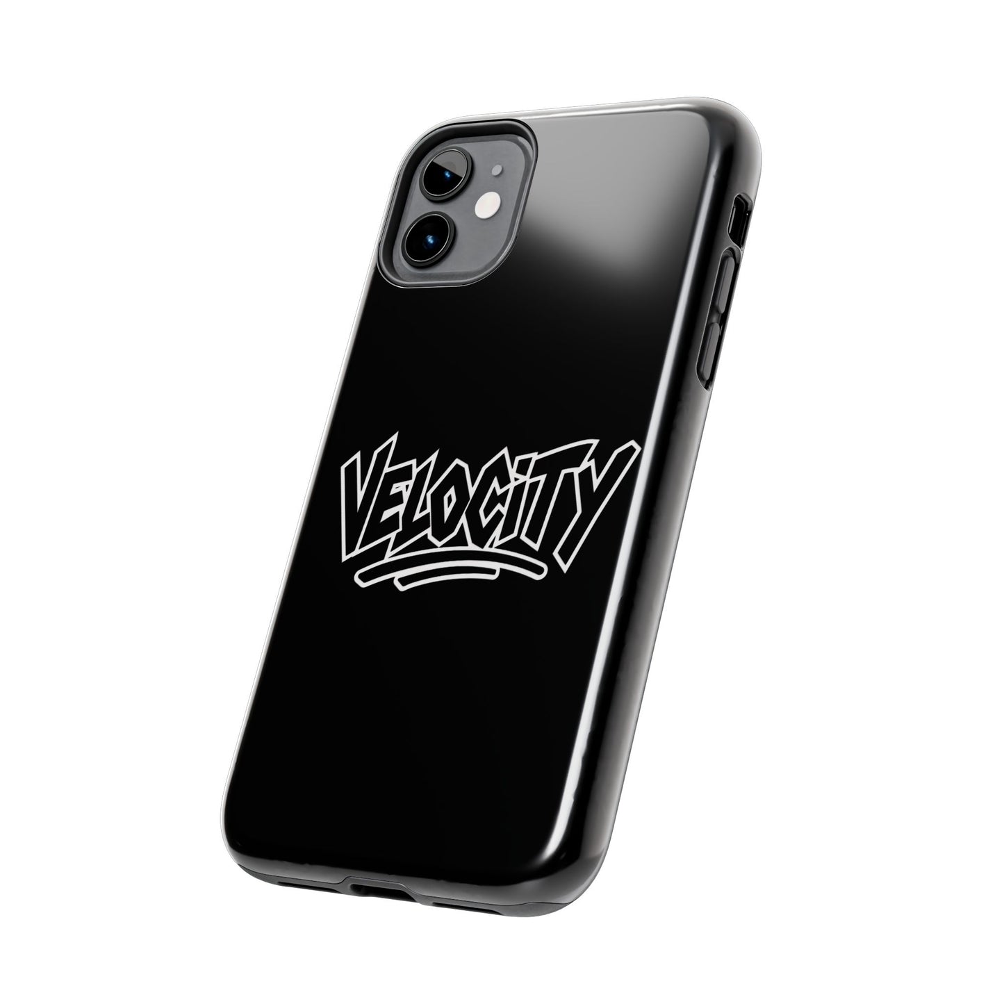 Velocity Black Phone Case