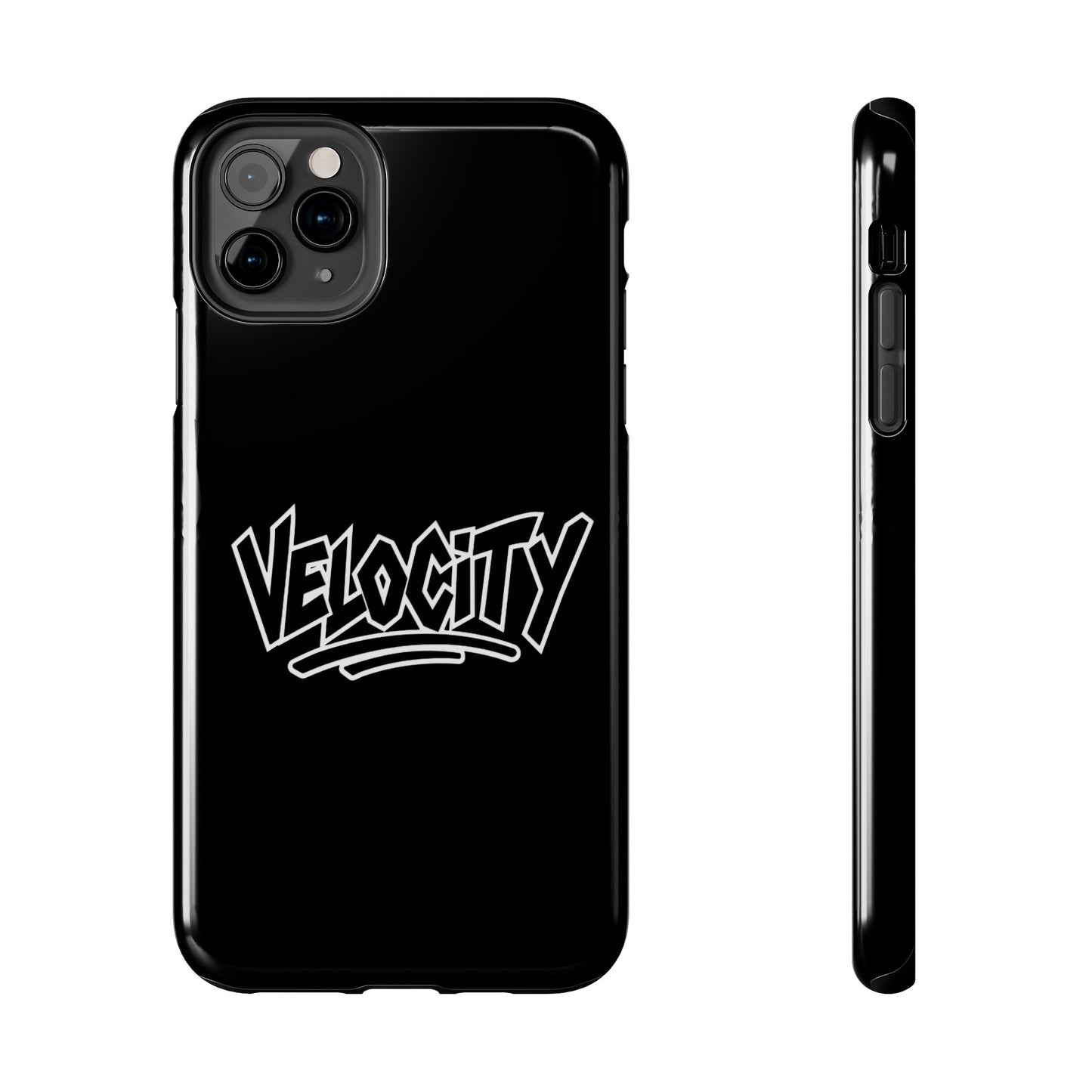 Velocity Black Phone Case